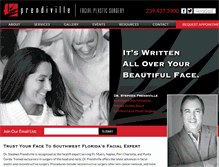 Tablet Screenshot of drprendiville.com